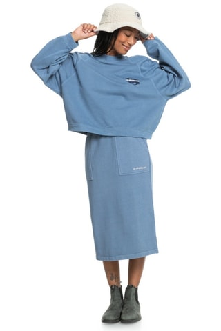 Felpa in cotone bio - Blu - Quiksilver