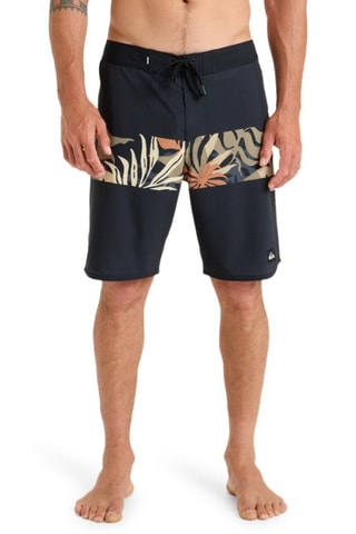 Shorts da surf - Nero e beige - Quiksilver