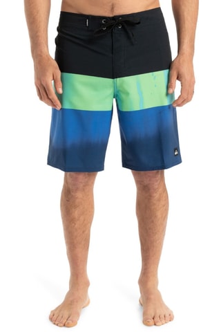 Shorts da surf dip and dye - Nero e blu - Quiksilver