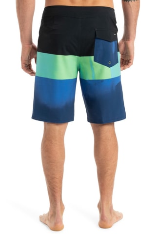 Shorts da surf dip and dye - Nero e blu - Quiksilver
