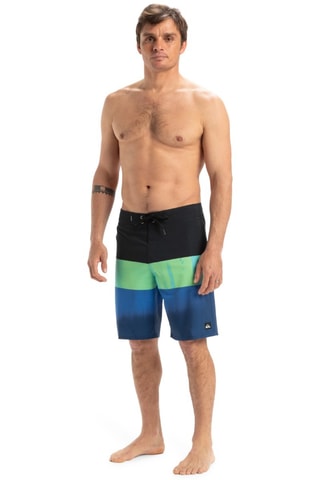 Shorts da surf dip and dye - Nero e blu - Quiksilver