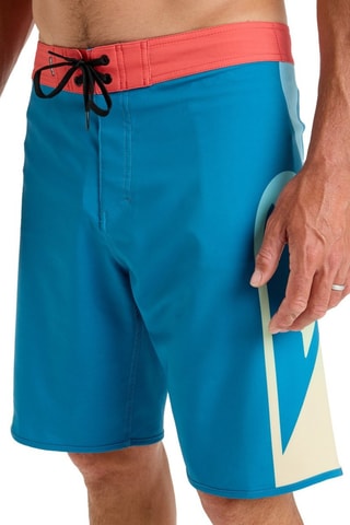 Shorts da surf - Celeste e corallo - Quiksilver