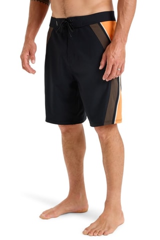 Shorts da surf - Nero e arancione - Quiksilver