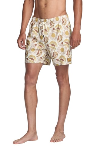 Shorts - Bianco e giallo - RVCA