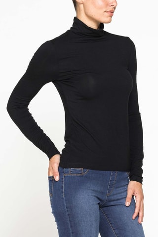 Jersey fino slim fit - Negro