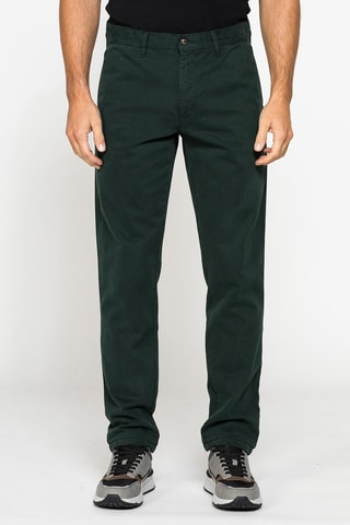 Pantalón chino regular fit - Verde oscuro