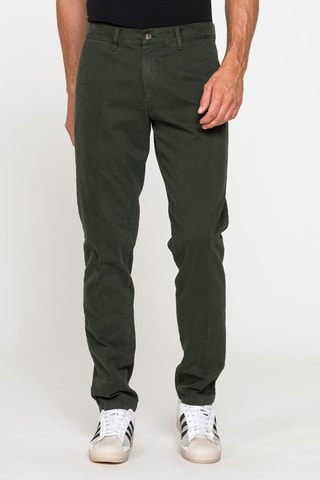 Pantalón chino regular fit - Verde oscuro