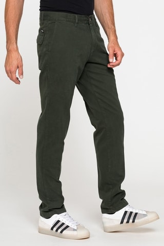 Pantalón chino regular fit - Verde oscuro