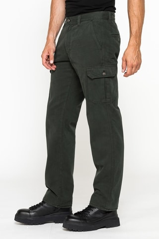 Pantalón cargo - Verde oscuro