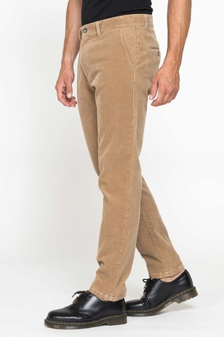 Pantalón chino regular fit - Beige