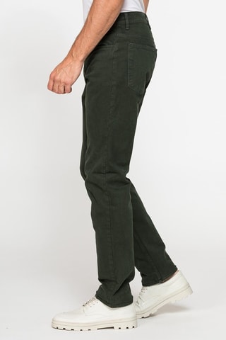 Pantalón regular fit - Verde oscuro