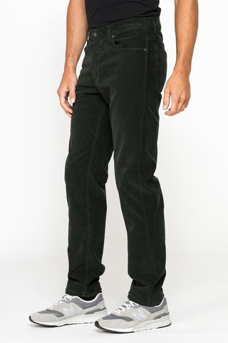 Pantalón regular fit - Verde oscuro
