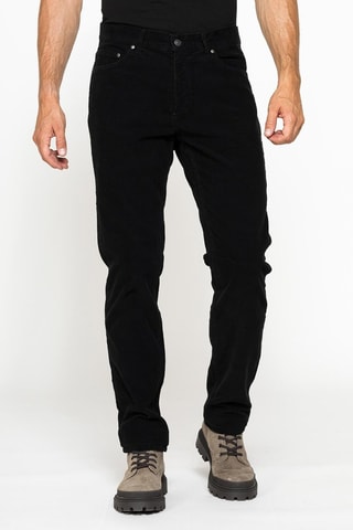 Pantalón regular fit - Negro
