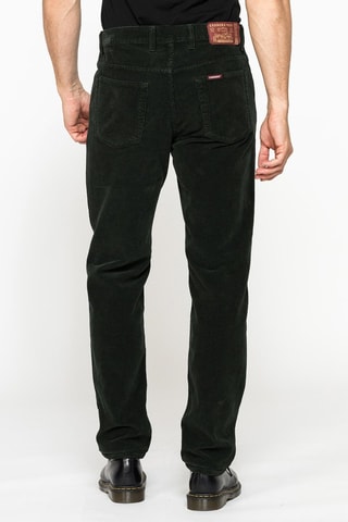 Pantalón regular fit - Verde oscuro