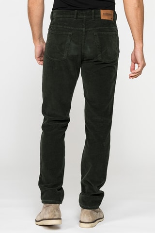 Pantalón regular fit - Verde oscuro