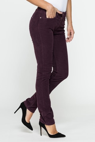 Pantalón regular fit - Burdeos