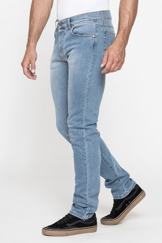 Vaquero slim fit de algodón elástico - Azul