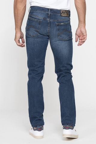 Vaquero slim fit de algodón elástico - Azul