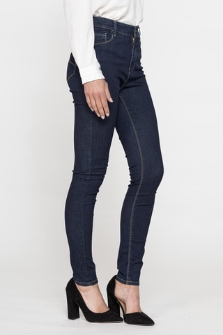 Vaquero de tiro alto regular fit - Azul oscuro