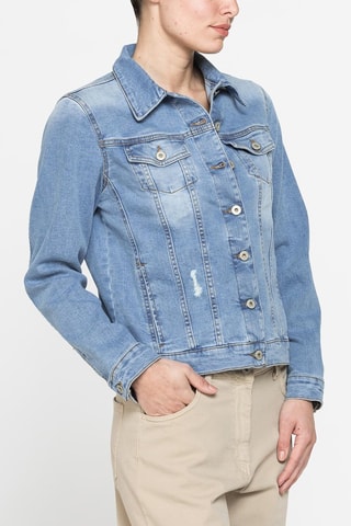 Cazadora regular fit - Azul claro