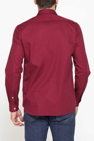 Camisa regular fit - Burdeos