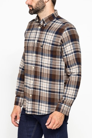 Camisa regular fit - Marrón