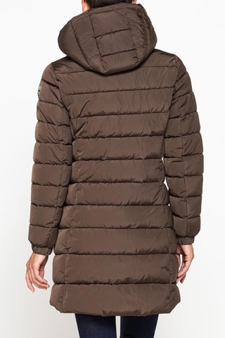 Anorak regular fit con capucha - Marrón