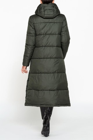 Anorak regular fit con capucha - Verde oscuro