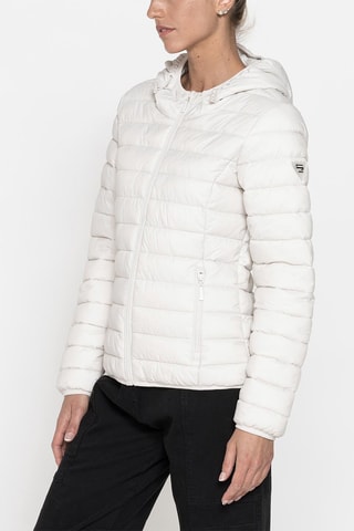 Anorak con capucha - Blanco