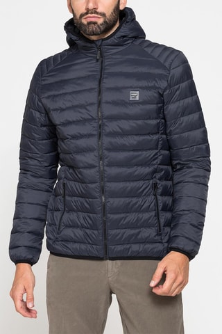 Anorak con capucha - Azul marino