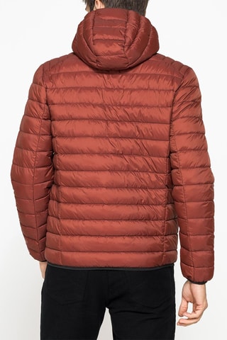 Anorak con capucha regular fit - Marrón