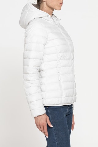 Anorak regular fit con capucha - Crudo