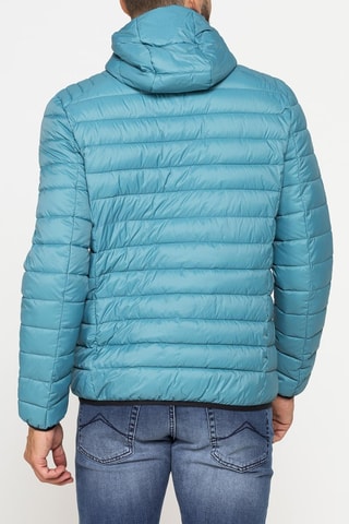 Anorak regular fit con capucha - Azul claro