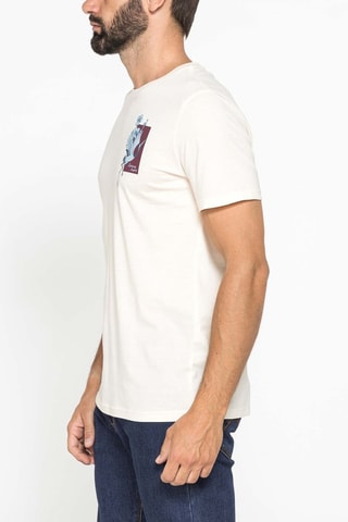 Camiseta regular fit - Blanco roto