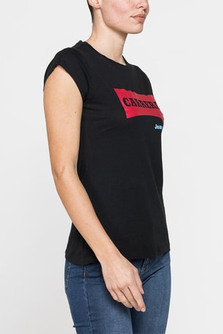 Camiseta slim fit 852B - Negro