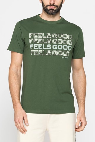 Camiseta regular fit 801M - Caqui