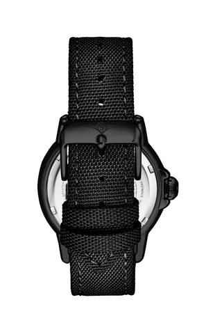 Reloj automático de nailon Voyager - Negro