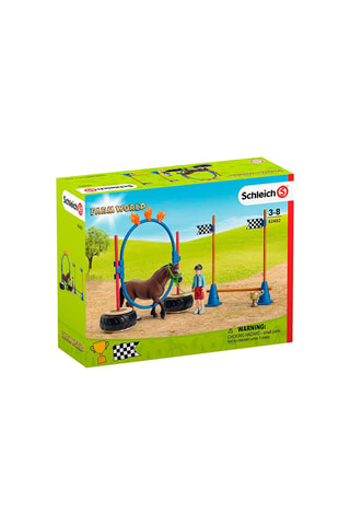 Course d'agilité pour poney Farm World - Dès 3 ans