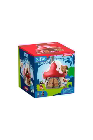 Maison des Schtroumpfs avec 2 figurines Schleich- Dès 3 ans