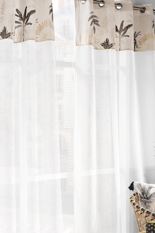 Rideau Papaya - Naturel - 140 x 240 cm