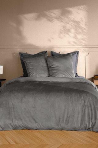 Parure de couette Velina - Anthracite