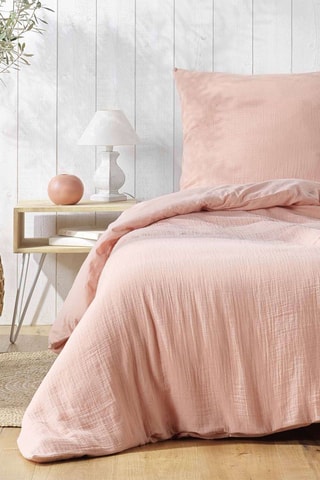 Parure de couette 112 fils/cm² Angelia - Rose