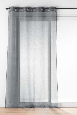 Voilage Lisséa - Gris - 140 x 240 cm