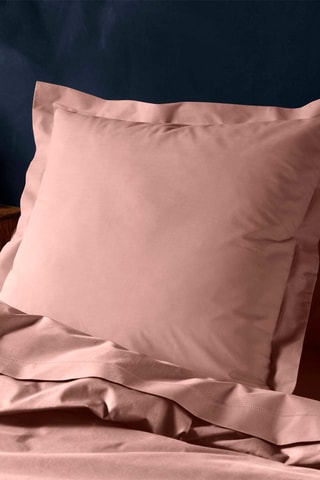 Taie d'oreiller en coton 57 fils/cm² Lina - Rose