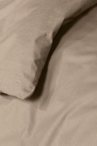 Housse de couette en coton 57 fils/cm² 
 Lina - Sable