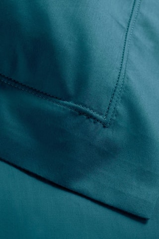 Taie d'oreiller en percale de coton 78 fils/cm² - Bleu canard