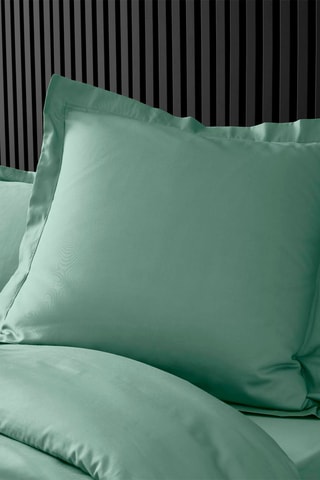 Taie d'oreiller en percale de coton 78 fils/cm² Percaline - Vert