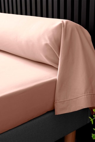 Taie de traversin en percale de coton 78 fils/cm² Percaline - Rose