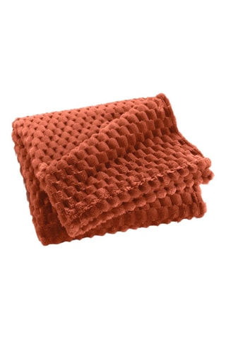 Plaid Mini Frosty - Terracotta - 125 x 150 cm