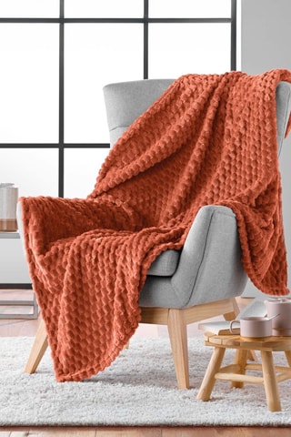 Plaid Mini Frosty - Terracotta - 125 x 150 cm